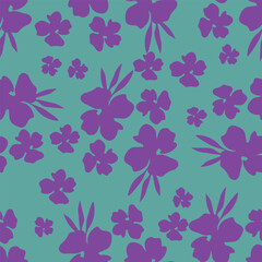 Beautiful Flower Pattern, Floral Seamless Digital Design,Watercolor Textile Allover Abstract Design.On Background