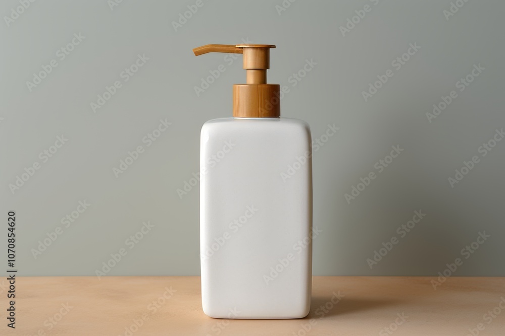 Poster elegant minimalistic dispenser design showcasing clean lines and functional simplicity