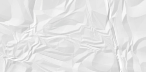 White wrinkly backdrop paper background. panorama grunge wrinkly paper texture background, crumpled pattern texture. White paper crumpled texture. white fabric crushed textured crumpled. 