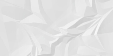 White wrinkly backdrop paper background. panorama grunge wrinkly paper texture background, crumpled pattern texture. White paper crumpled texture. white fabric crushed textured crumpled. 