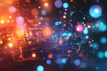 Obraz premium Abstract digital background featuring 