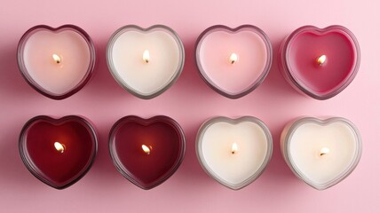 Create a romantic ambiance with heart-shaped candles ideal for cozy evenings and special occasions