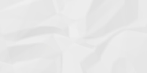 Vector empty white color crumple paper texture pattern abstract background. Crumpled white paper abstract shape background with space paper for texture.	
