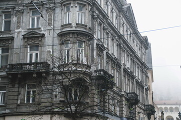 Fototapeta premium facade of a palace in the city of Brno