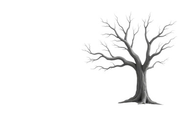 Tree Isolated on white transparent background, Tree PNG 