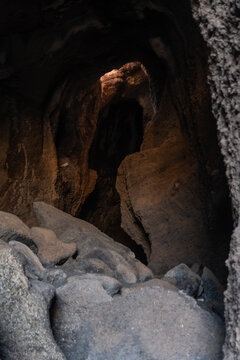 Picon sand cave formed by nature