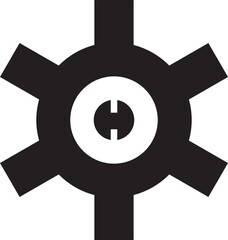 Gear Glyph Icon
