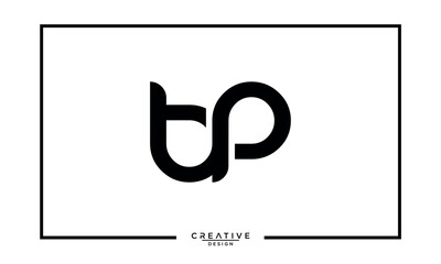 BP, PB, B, P, Abstract Letters Logo Monogram