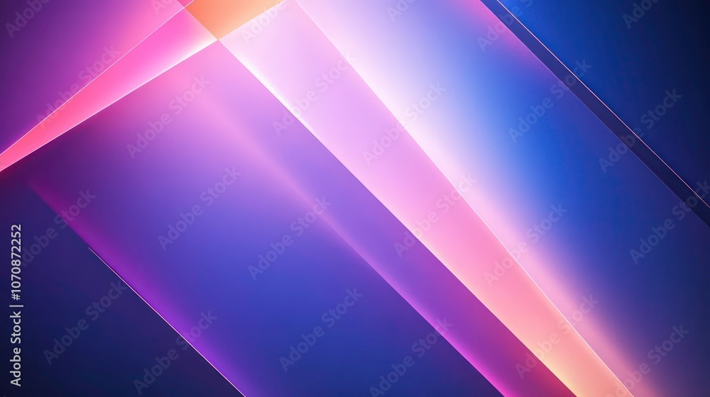 Poster A vibrant abstract design featuring smooth gradients and dynamic lines.