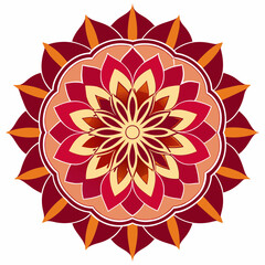 abstract background, Flower Mandala, Pattern Circle Creative Luxury Ornamental Mandala design 