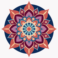 abstract background, Flower Mandala, Pattern Circle Creative Luxury Ornamental Mandala design 