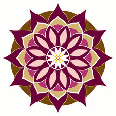 abstract background, Flower Mandala, Pattern Circle Creative Luxury Ornamental Mandala design
