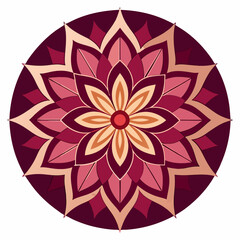 abstract background, Flower Mandala, Pattern Circle Creative Luxury Ornamental Mandala design