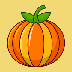 pumpkin isolated on white