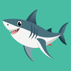 shark cartoon illustration
