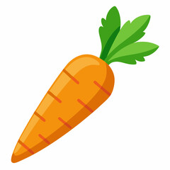 carrot isolated on white background