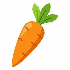 carrot isolated on white