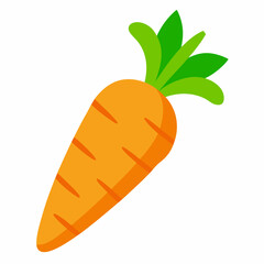 carrot isolated on white