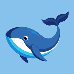 Fototapeta premium illustration of a cartoon shark