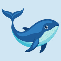 illustration of a cartoon shark