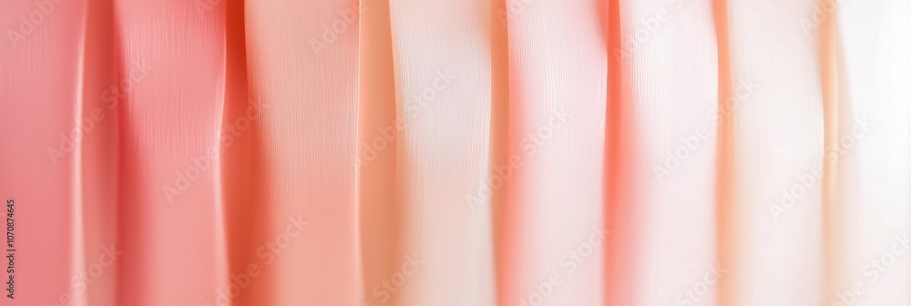 Poster a row of pink and orange colors are displayed in a row