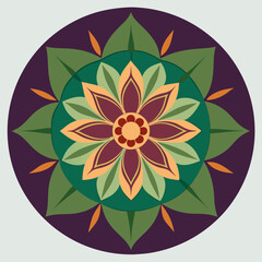 abstract background, Flower Mandala, Pattern Circle Creative Luxury Ornamental Mandala design 