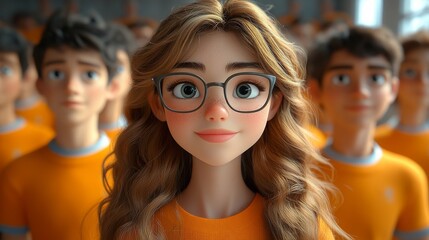 Engaging learning experience with talking-head AI avatars in a classroom setting