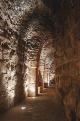 Obraz premium ancient medieval castle in Jordan