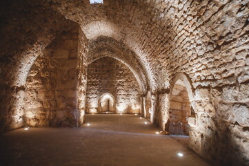 ancient medieval castle in Jordan