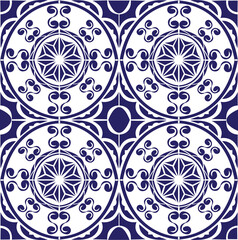  decorative geometric seamless pattern with circles