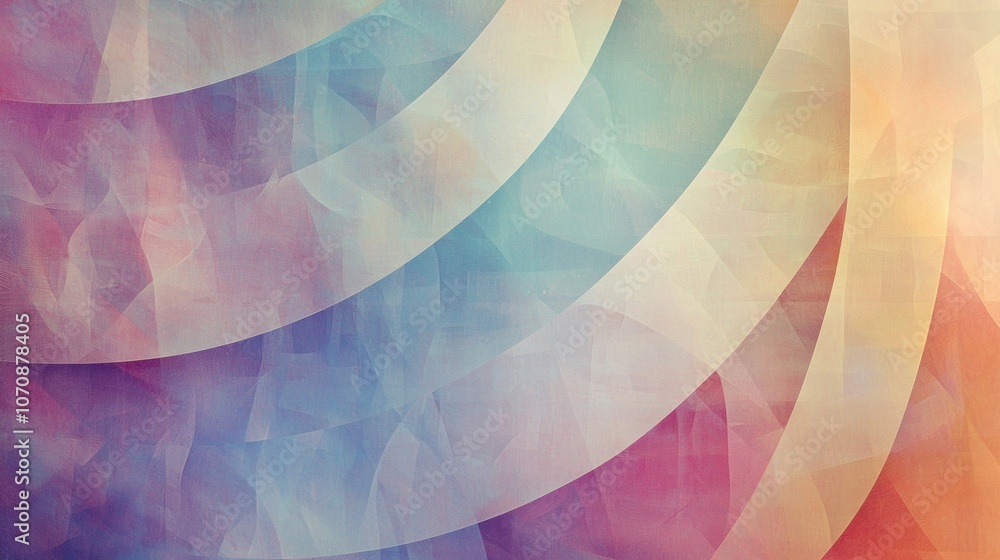Poster a colorful abstract background with a white line in the middle