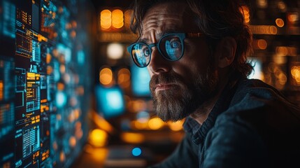 Obraz premium Holographic AI assistants improving home automation and daily tasks in modern living