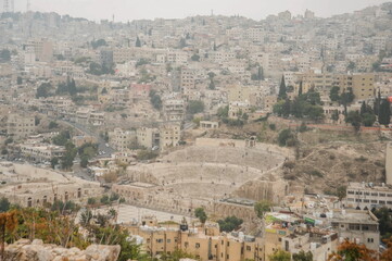 Obraz premium view of the city of Amman in Jordan