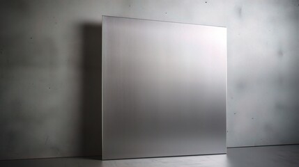 Metallic Surface with Subtle Reflections and Shadows