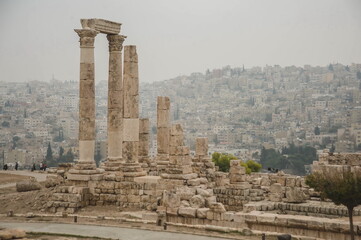 view of the city of Amman in Jordan