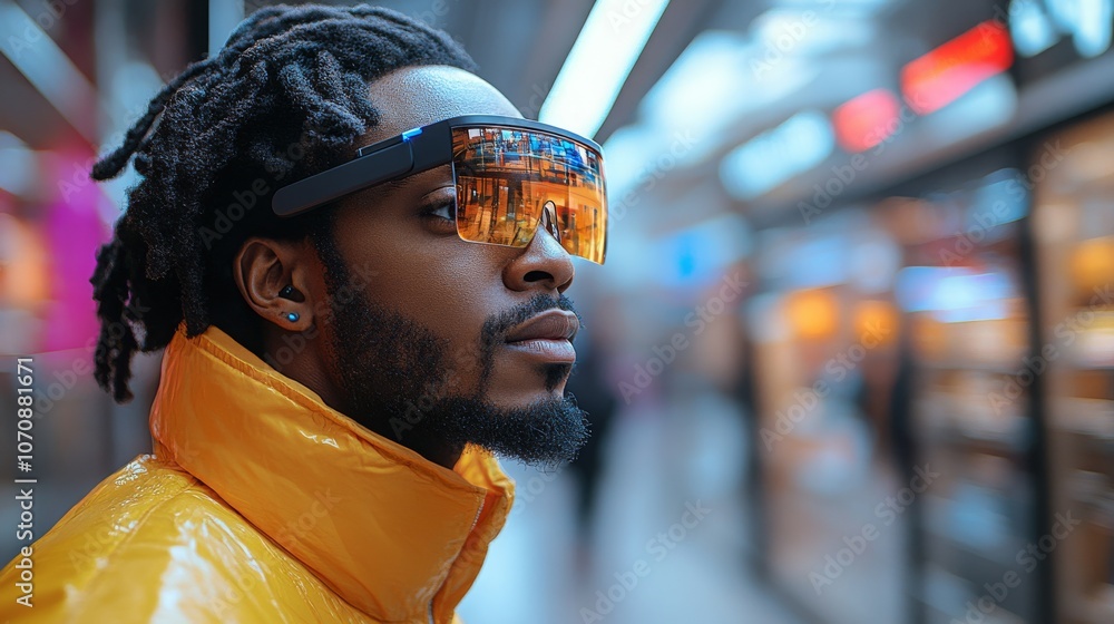 Poster virtual avatars assist users in augmented reality experiences within a modern urban setting