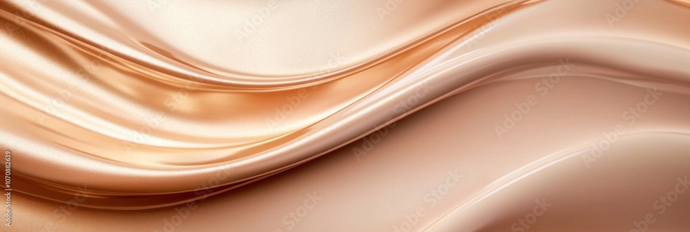 Canvas Prints a gold and cream colored fabric with a wave pattern