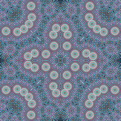 Seamless square pattern. Symmetric pattern texture