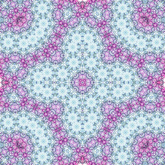 Seamless square pattern. Symmetric pattern texture