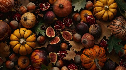A colorful assortment of fresh fruits and vegetables on display