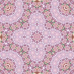 Seamless square pattern. Symmetric pattern texture