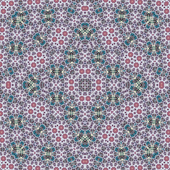 Seamless square pattern. Symmetric pattern texture