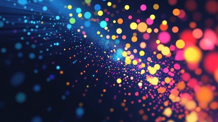 Abstract Colorful Bokeh Background