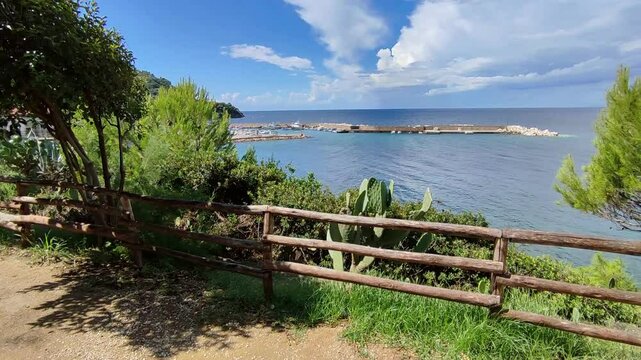 San Marco di Castellabate - Panoramica del Sentiero Naturalistico Le Grotte