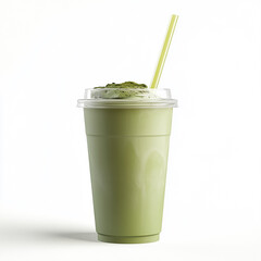 juice glass on white background