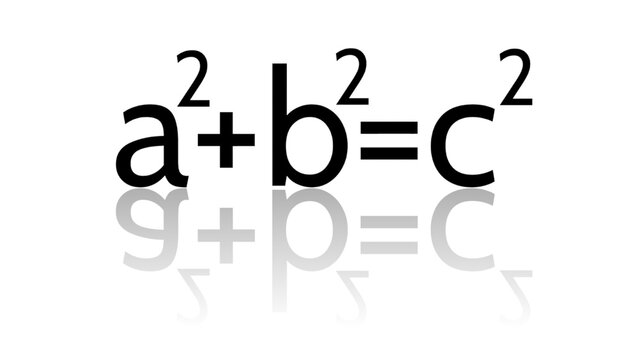 Pythagorean theorem, the well-known geometric theorem that the sum of the squares on the legs of a right triangle is equal to the square on the hypotenuse (the side opposite the right angle).