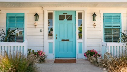 entrance to the house