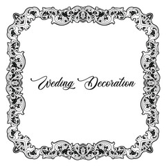 luxury frame ornament border decoration