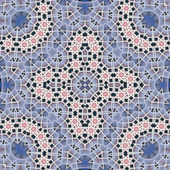Seamless square pattern. Symmetric pattern texture