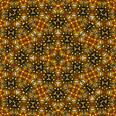 Seamless square pattern. Symmetric pattern texture